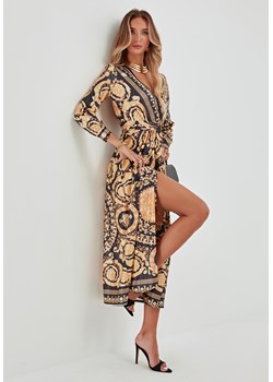 Sukienka z długim rękawem i wzorami - id: 2301204503 - marki Jacinshop - 179648070 Sukienka z długim rękawem i wzorami ze sklepu Jacinshop w kategorii Sukienki - zdjęcie 179648070