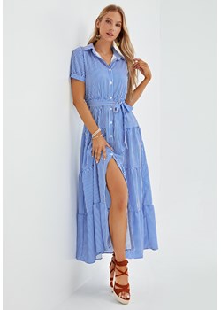Sukienka maxi z krótkim rękawem - id: 2301198939 - marki Jacinshop - 179648544 Sukienka maxi z krótkim rękawem ze sklepu Jacinshop w kategorii Sukienki - zdjęcie 179648544