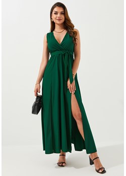 Sukienka maxi z rozcięciem bez rękawów ze sklepu Jacinshop w kategorii Sukienki - zdjęcie 179648602