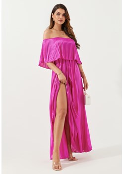 Sukienka maxi hiszpanka plisowana - id: 2301198825 - marki Jacinshop - 179649860 Sukienka maxi hiszpanka plisowana ze sklepu Jacinshop w kategorii Sukienki - zdjęcie 179649860