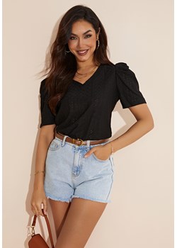 Top z bufiastymi rękawami ze sklepu Jacinshop w kategorii Bluzki damskie - zdjęcie 179650980