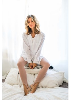 Legginsy z zapiętkiem - mocca ze sklepu Cudmoda w kategorii Spodnie damskie - zdjęcie 179651443
