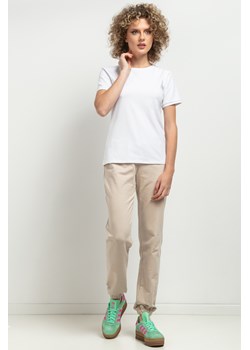 T-shirt damski z krótkim rękawem - biały ze sklepu Cudmoda w kategorii Bluzki damskie - zdjęcie 179651922