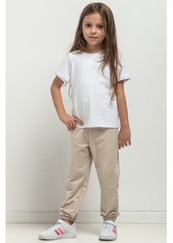 T-shirt dla dziewczynki - biały ze sklepu Cudmoda w kategorii Bluzki dziewczęce - zdjęcie 179651994