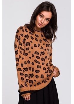 Sweter w lamparcie cętki - model 4 ze sklepu Cudmoda w kategorii Swetry damskie - zdjęcie 179652654