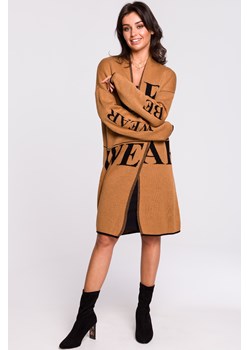 Kardigan z napisami - model 2 ze sklepu Cudmoda w kategorii Swetry damskie - zdjęcie 179653440