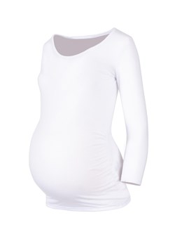 Elegancka bluzka ciążowa - biała ze sklepu Cudmoda w kategorii Bluzki ciążowe - zdjęcie 179653994