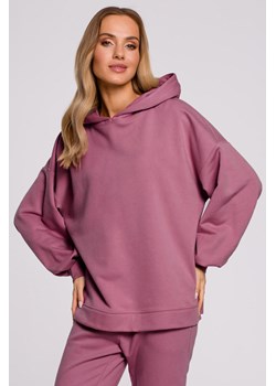 Bluza oversize z kapturem – wrzosowa - id: 2030205 - marki Cudmoda - 179654131 Bluza oversize z kapturem – wrzosowa ze sklepu Cudmoda w kategorii Bluzy damskie - zdjęcie 179654131