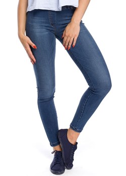 Eleganckie jeansowe spodnie z kieszeniami ze sklepu Cudmoda w kategorii Jeansy damskie - zdjęcie 179655000