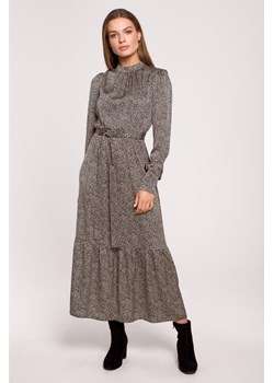 Sukienka maxi z falbaną - model 1 ze sklepu Cudmoda w kategorii Sukienki - zdjęcie 179657322