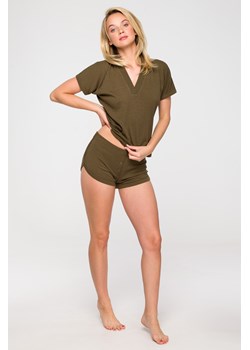Szorty do spania - khaki ze sklepu Cudmoda w kategorii Piżamy damskie - zdjęcie 179658590
