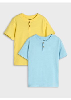 Sinsay - Koszulki 2 pack - żółty ze sklepu Sinsay w kategorii T-shirty chłopięce - zdjęcie 179662843