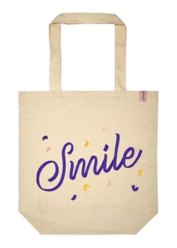 moses. Shopper bag &quot;Smile&quot; w kolorze beżowym ze sklepu Limango Polska w kategorii Torby i walizki dziecięce - zdjęcie 179669301