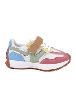 Sneakersy Dziecięce Na Rzep Multikolor wielokolorowe ze sklepu ButyModne.pl w kategorii Buty sportowe dziecięce - zdjęcie 179672160