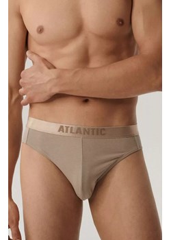 Atlantic 2-pack slipy męskie Sport 2BMP-013-Beżowy, Kolor beżowy, Rozmiar S, ATLANTIC ze sklepu Intymna w kategorii Majtki damskie - zdjęcie 179673070