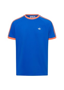 adidas Originals Koszulka męska - Q2 Monogram Cal Mężczyźni Bawełna niebieski jednolity ze sklepu vangraaf w kategorii T-shirty męskie - zdjęcie 179674861