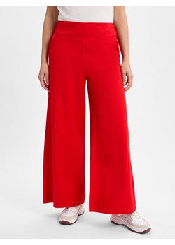 Marie Lund Letnie spodnie Kobiety Bawełna czerwony jednolity ze sklepu vangraaf w kategorii Spodnie damskie - zdjęcie 179674874