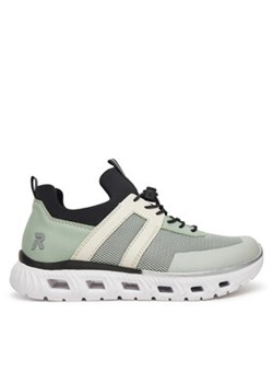 Rieker Sneakersy M6061-52 Zielony ze sklepu MODIVO w kategorii Buty sportowe damskie - zdjęcie 179678942