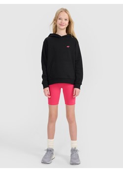 Dziewczęce kolarki treningowe 4F 4FFJWSS25TSTIF014 - różowe ze sklepu Sportstylestory.com w kategorii Spodenki dziewczęce - zdjęcie 179684873