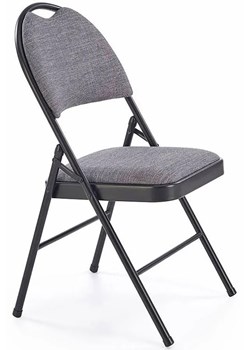 Krzesło składane czarny + popiel Z5-P83 ze sklepu Edinos.pl w kategorii Krzesła - zdjęcie 179689733