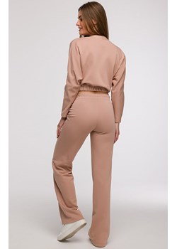 Bluza damska z kopertowym dekoltem mokka B292, Kolor mocca, Rozmiar L, BeWear ze sklepu Primodo w kategorii Bluzy damskie - zdjęcie 179692344