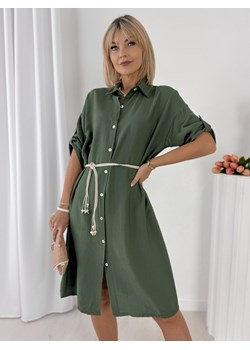 sukienka poulia khaki one size ze sklepu UBRA w kategorii Sukienki - zdjęcie 179693220