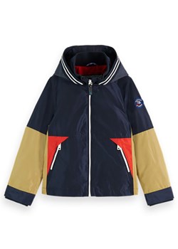 Scotch &amp; Soda Kurtka przeciwdeszczowa w kolorze granatowo-beżowym ze sklepu Limango Polska w kategorii Kurtki chłopięce - zdjęcie 179693673