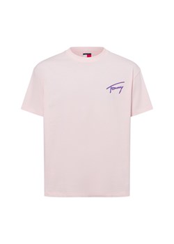 Tommy Jeans Koszulka męska Mężczyźni Bawełna brudny róż jednolity ze sklepu vangraaf w kategorii T-shirty męskie - zdjęcie 179695401