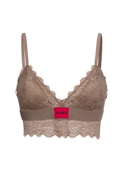 HUGO Biustonosz trójkątny damski Kobiety kitt jednolity ze sklepu vangraaf w kategorii Biustonosze - zdjęcie 179695402