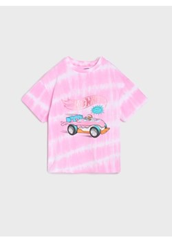 Sinsay - Koszulka tie-dye Hot Wheels - wielobarwny ze sklepu Sinsay w kategorii Bluzki dziewczęce - zdjęcie 179698843