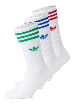 adidas Originals Skarpety w 3-paku Mężczyźni Bawełna biały jednolity ze sklepu vangraaf w kategorii Skarpetki męskie - zdjęcie 179698940