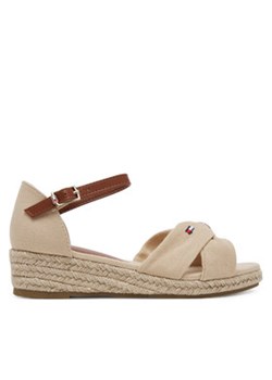 Tommy Hilfiger Espadryle T3A7-33801-0048 M Beżowy ze sklepu MODIVO w kategorii Sandały dziecięce - zdjęcie 179704144