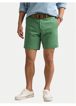 Polo Ralph Lauren Szorty materiałowe 710799213048 Zielony Straight Fit ze sklepu MODIVO w kategorii Spodenki męskie - zdjęcie 179706310