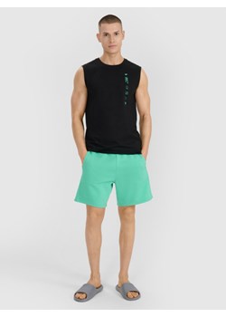 Męski top z nadrukiem 4F 4FRSS25TSLEM230 - czarny ze sklepu Sportstylestory.com w kategorii T-shirty męskie - zdjęcie 179708792