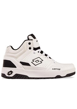 Buty unisex Lotto Pivoot Mid 2400110U-1011 - biało-czarne ze sklepu streetstyle24.pl w kategorii Buty sportowe męskie - zdjęcie 179720281