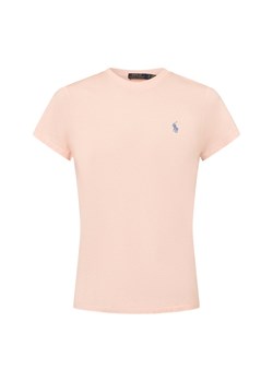 Polo Ralph Lauren T-shirt damski Kobiety Bawełna różowy jednolity ze sklepu vangraaf w kategorii Bluzki damskie - zdjęcie 179721174
