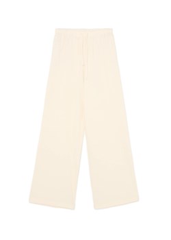 Cropp - Kremowe spodnie wide leg - kremowy ze sklepu Cropp w kategorii Spodnie damskie - zdjęcie 179721710