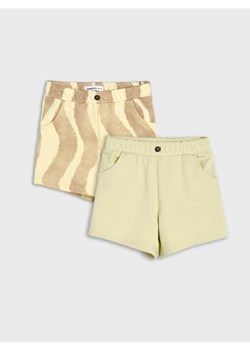 Sinsay - Szorty 2 pack - kremowy - id: 030DZ-01X - marki Sinsay - 179724583 Sinsay - Szorty 2 pack - kremowy ze sklepu Sinsay w kategorii Spodenki dziewczęce - zdjęcie 179724583