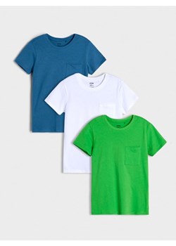 Sinsay - Koszulki 3 pack - zielony - id: 039CH-76X - marki Sinsay - 179724584 Sinsay - Koszulki 3 pack - zielony ze sklepu Sinsay w kategorii T-shirty chłopięce - zdjęcie 179724584