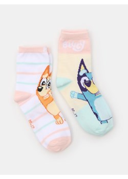 Sinsay - Skarpetki 2 pack Bluey - wielobarwny ze sklepu Sinsay w kategorii Skarpetki dziecięce - zdjęcie 179724732