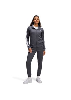 Damski komplet treningowy Under Armour Tricot Tracksuit - szary ze sklepu Sportstylestory.com w kategorii Bluzy damskie - zdjęcie 179727602