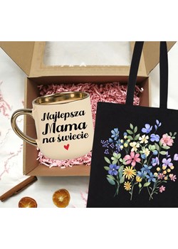Zestaw prezentowy dla Mamy na Dzień Mamy - KUBEK NAJLEPSZA MAMA NA ŚWIECIE ORAZ TORBA W KWIATY - wzór kwiatki7 ze sklepu Time For Fashion w kategorii Kubki - zdjęcie 179728024