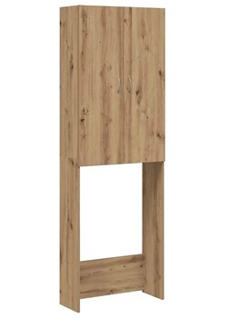 Szafka na pralkę dąb artisan C4-Z99 ze sklepu Edinos.pl w kategorii Szafki i regały łazienkowe - zdjęcie 179729331