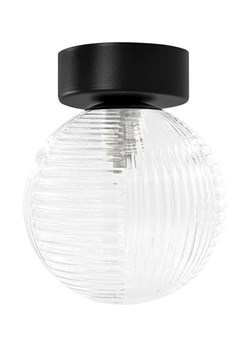 Ryflowana sufitowa lampa transparentna P0-L66 ze sklepu Edinos.pl w kategorii Lampy sufitowe - zdjęcie 179729343