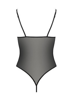 Passion czarne body otwarte Veronique, Kolor czarny, Rozmiar S/M, Passion ze sklepu Intymna w kategorii Body damskie - zdjęcie 179730410