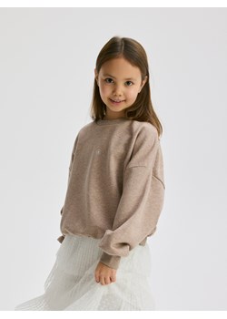 Reserved - Bluza z nadrukiem - brązowy ze sklepu Reserved w kategorii Bluzy dziewczęce - zdjęcie 179731462