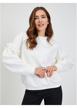 orsay Bluza w kolorze białym ze sklepu Limango Polska w kategorii Bluzy damskie - zdjęcie 179736683
