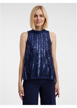orsay Top w kolorze granatowym ze sklepu Limango Polska w kategorii Bluzki damskie - zdjęcie 179740481