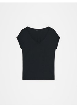 Mohito - T-shirt z krótkim rękawem - czarny ze sklepu Mohito w kategorii Bluzki damskie - zdjęcie 179742460