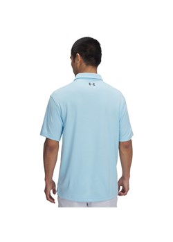 Męska koszulka polo Under Armour Tech Polo - niebieska ze sklepu Sportstylestory.com w kategorii T-shirty męskie - zdjęcie 179755054